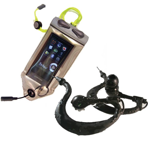 Aquapac Housse étanche appareils électroniques MP3 + Écouteurs Présentation
