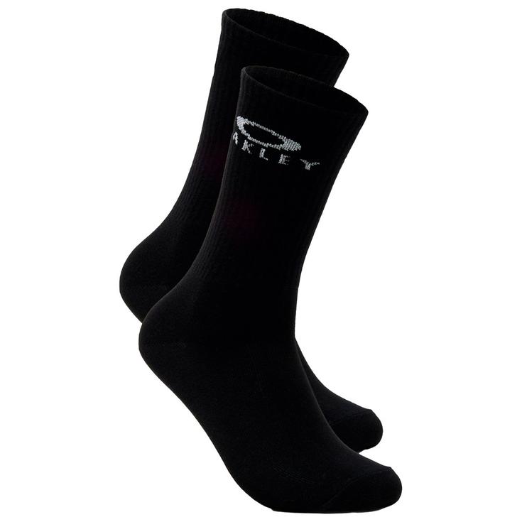 Oakley Chaussettes Ellipse Logo 3 Pcs Blackout Présentation