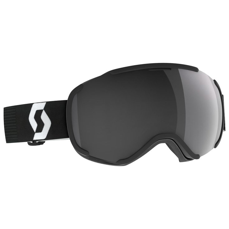 Scott Masque de Ski Faze II Mineral Black White Solar Black Chrome Présentation