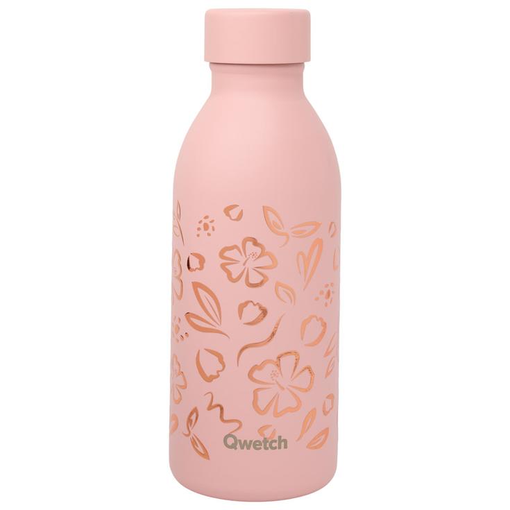 Qwetch Gourde Icon 500ml Rose Pastel Présentation