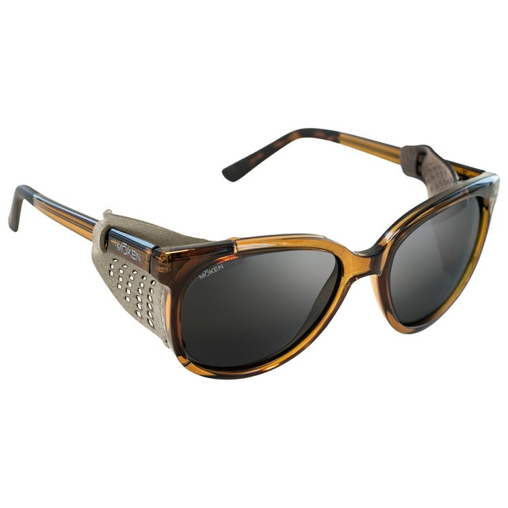 Moken Vision Lunettes de soleil Lina Sand Brown Cat.3 Polarized Présentation