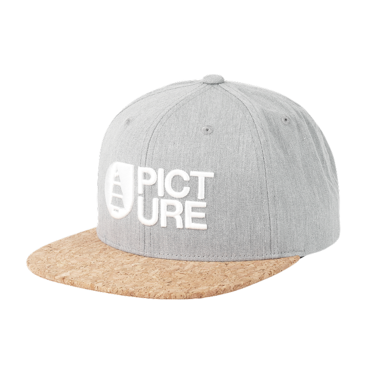 Picture Casquettes Qilo Cap - Grey Melange Profil