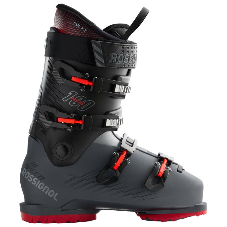 Rossignol Chaussures de Ski Hi-Speed 100 Pro Mv Gw Grey Black Devant
