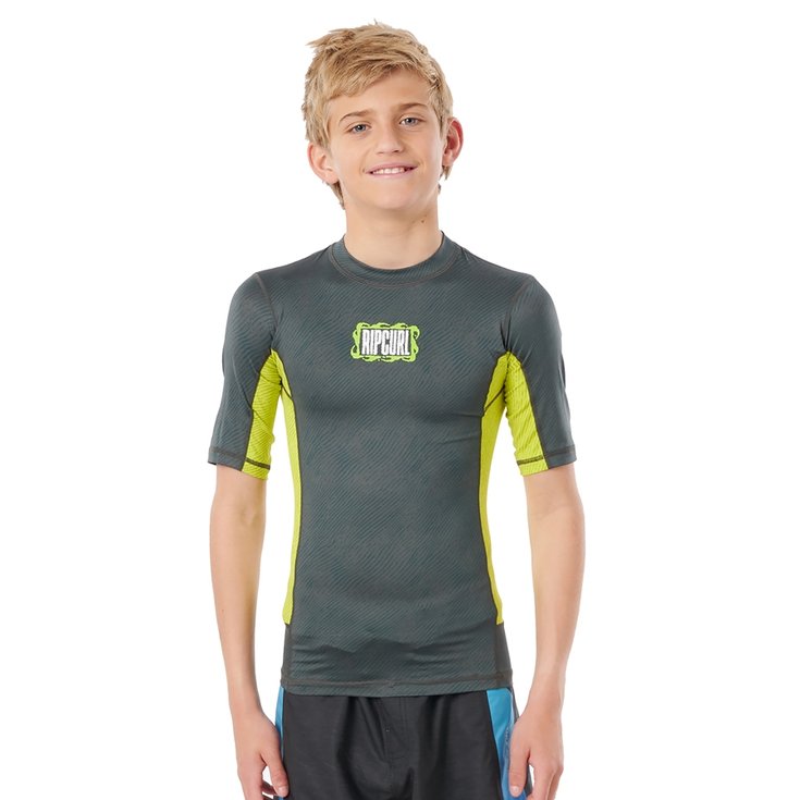 Rip Curl Top Manches Courtes Top Lycra Junior Mind S/SL Côté