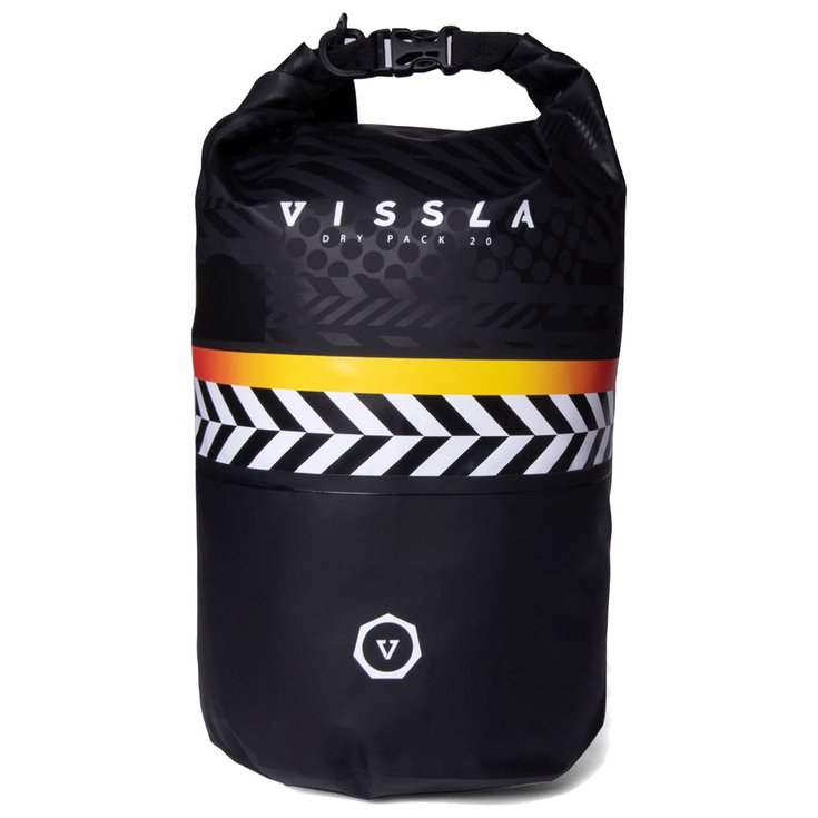 Vissla Sac étanche 7 Seas 20L Dry Pack Black Présentation