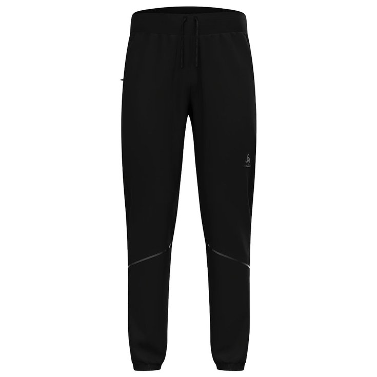 Odlo Pantalon Nordique Zeroweight Pro Windproof Warm Pant Regular Black Présentation