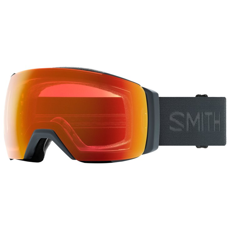 Smith Masque de Ski I/O Mag XL Slate Chromapop Everyday Red Mirror + Chromapop Storm Blue Sensor Mirror Présentation