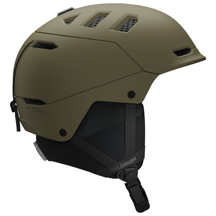Salomon Casque Husk Pro Olive Night Présentation