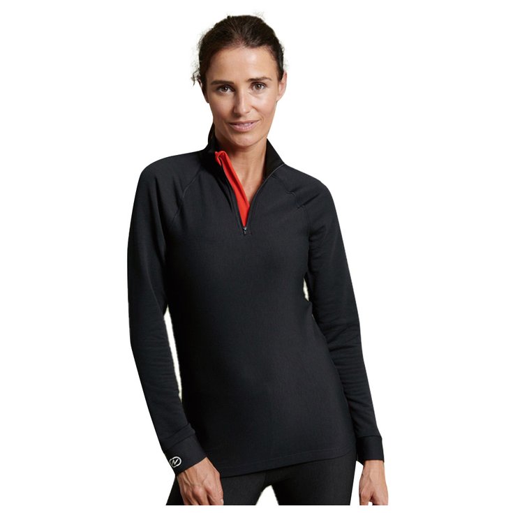 Damart Sport Sous-vêtement technique Comfort Thermolactyl 5 Col Zippe W Noir Présentation