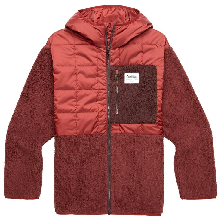 Cotopaxi Polaire Trico Hybrid Hooded Jacket Rusty Chestnut Présentation