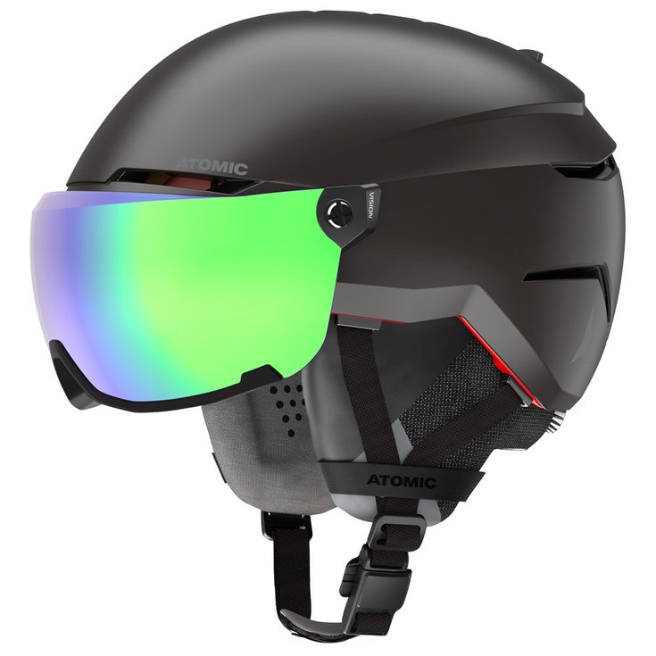 Atomic Casque visière Savor Amid Visor Hd Black Green Hd Présentation