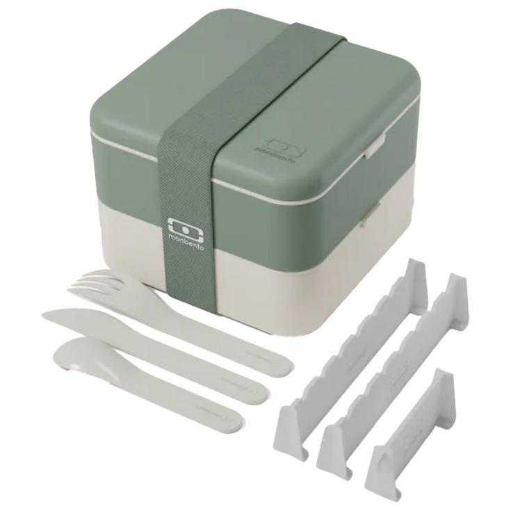 monbento Boîte Alimentaire Flex 1L Green Natural Présentation