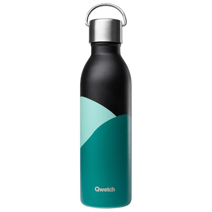 Qwetch Gourde Active 600ml Horizon Noir Présentation