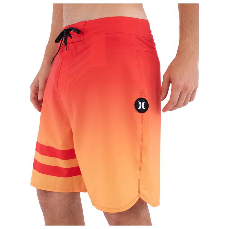 Hurley Boardshort Phantom Bp Degradee 18' Aloha Red Présentation