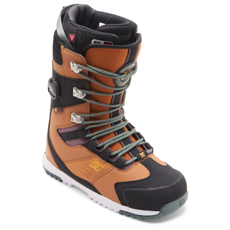 DC Boots Premier Hybrid Brown Black White Présentation