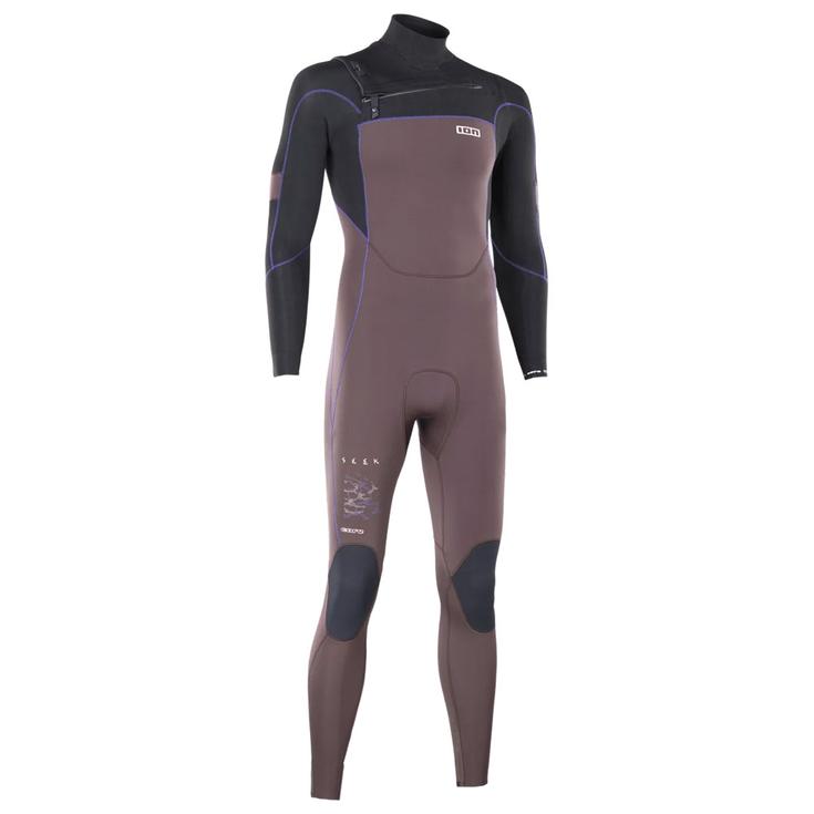 Ion Combinaison Surf Seek Core 4/3 Front Zip Men Seal Brown Présentation