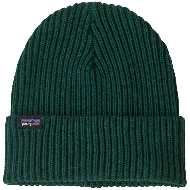 Patagonia Bonnet Fishermans Rolled Beanie Cascade Green Présentation