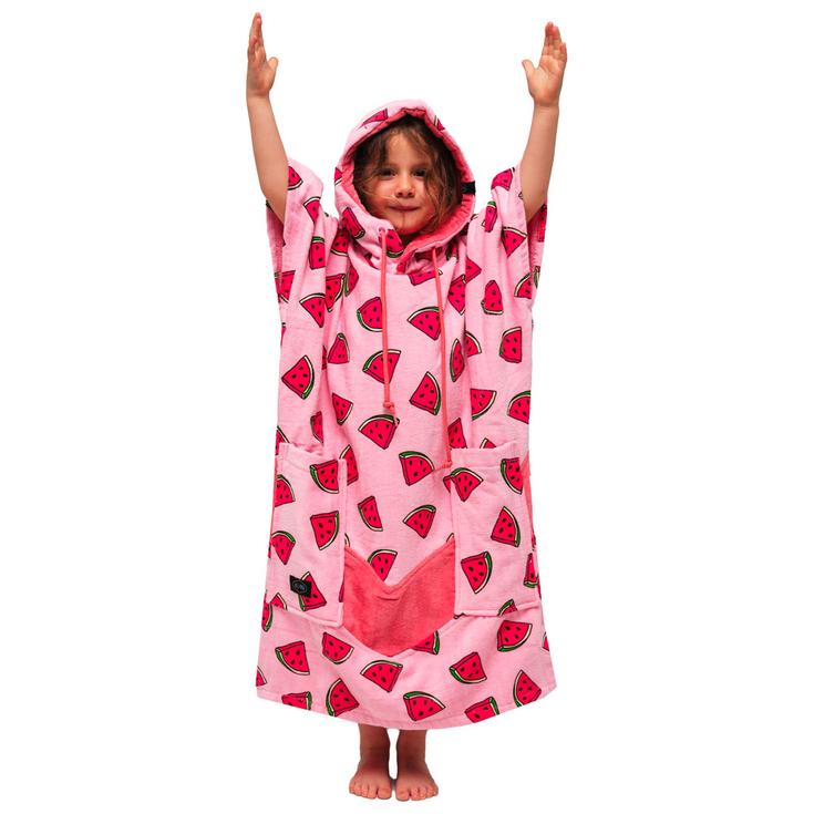 All-In Poncho Surf Junior Crew Ponchos Watermelon Présentation