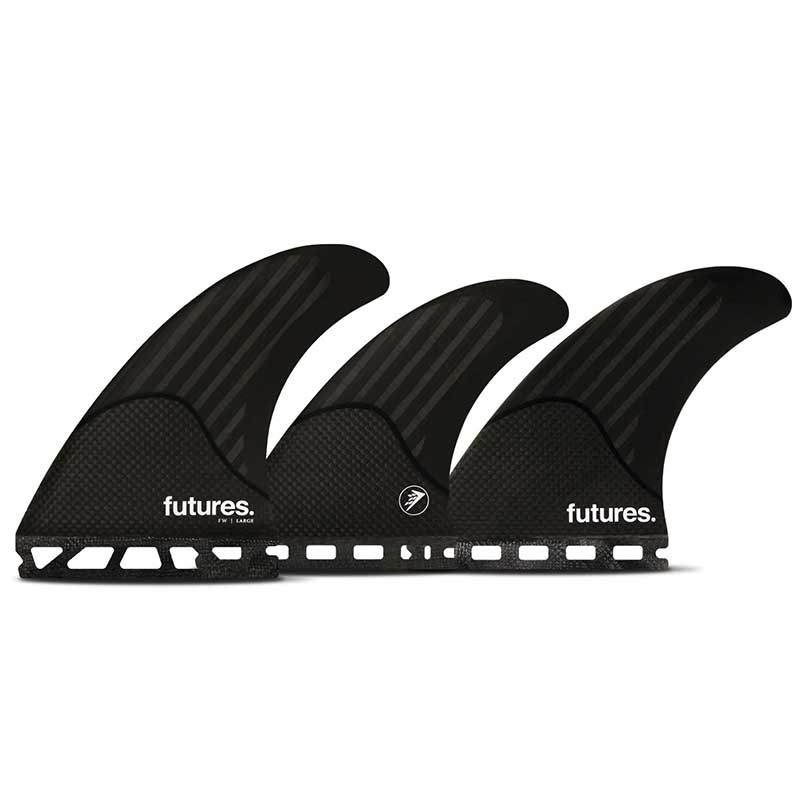 Futures Fins Ailerons Surf - Honeycomb/Carbon Tri Quad 