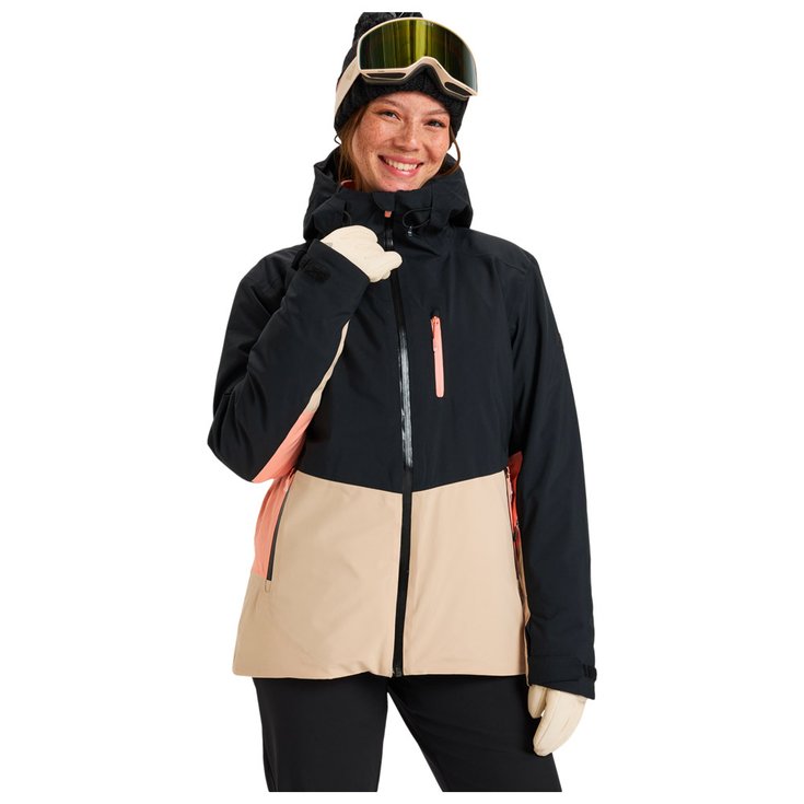 Roxy Blouson Ski Peakside True Black Présentation