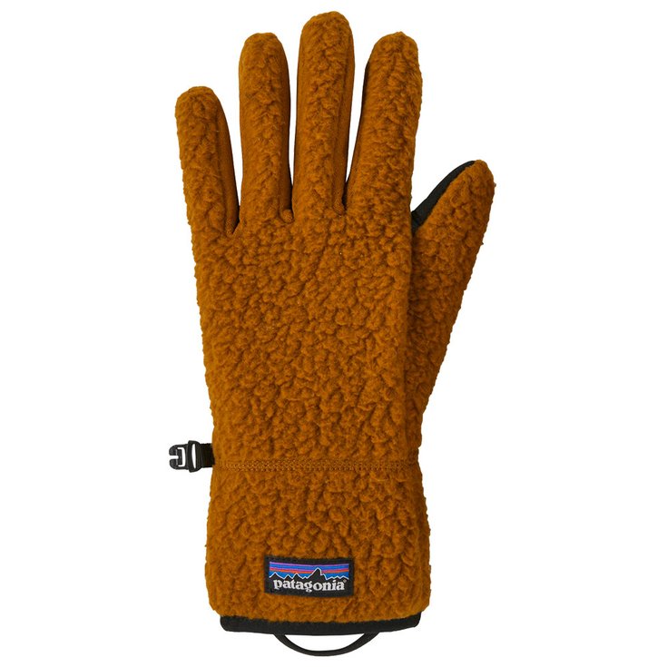 Patagonia Gant Retro Pile Gloves Shelter Brown Présentation