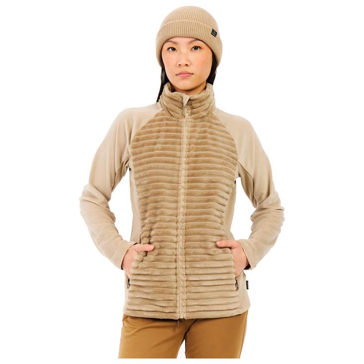 Protest Polaire Prtdelay Outdoor Full Zip Top Bamboo Beige Présentation