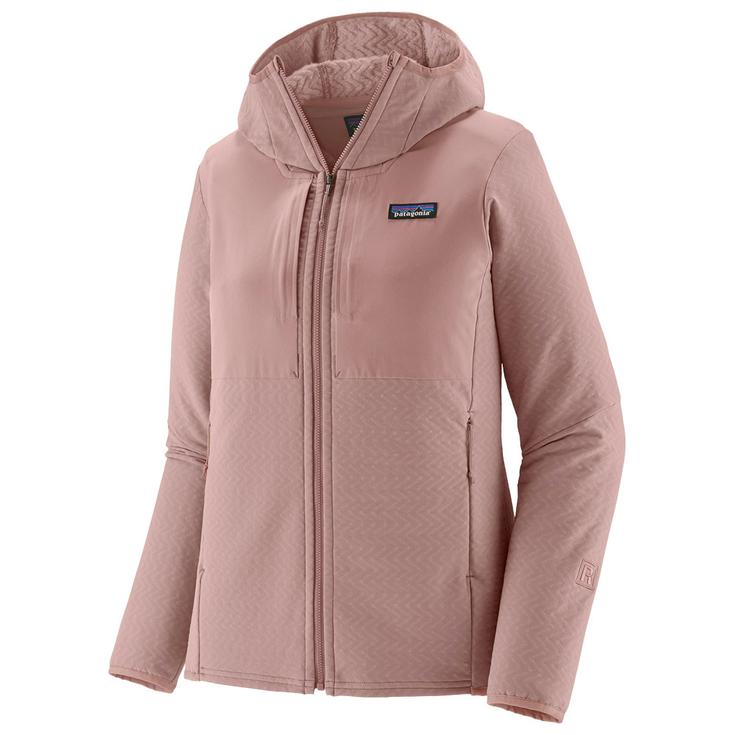 Patagonia Polaire R2 Cross Strata Hoody W Stingray Mauve Présentation