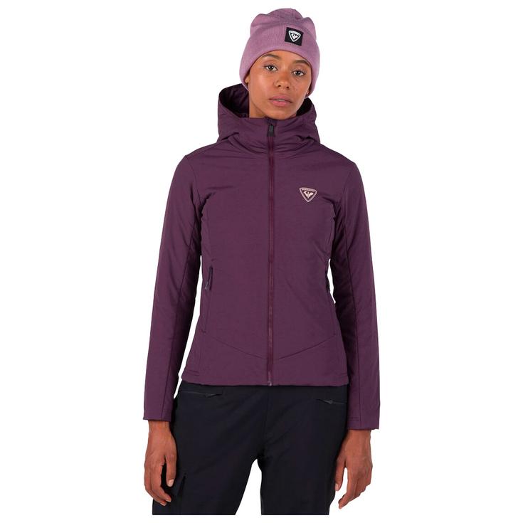 Rossignol Polaire W's Opside Hoodie Mulberry Présentation