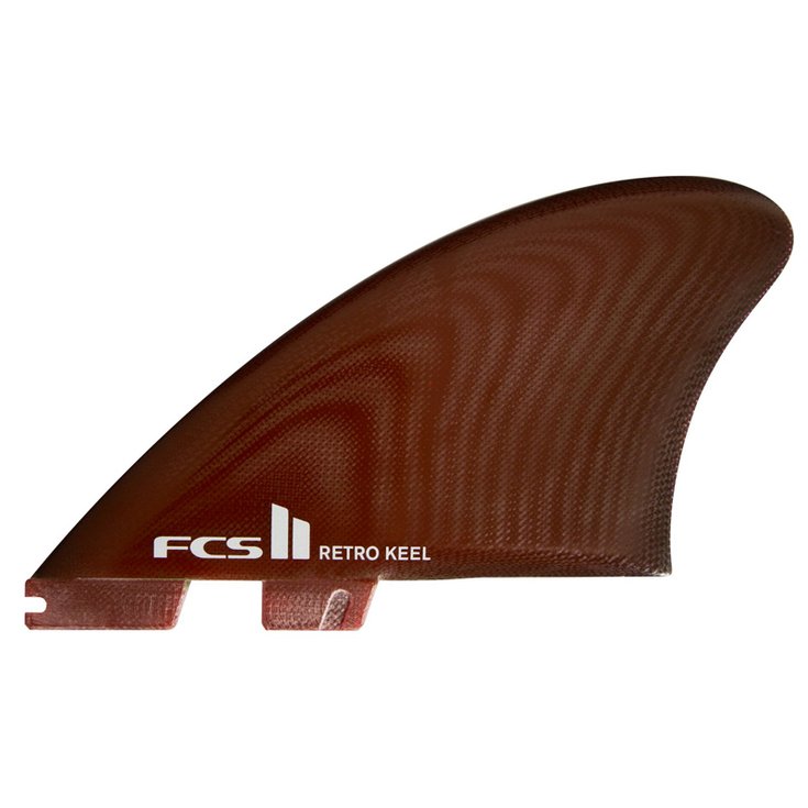 Fcs Ailerons Surf II Retro Keel Performance Glass - Red Présentation