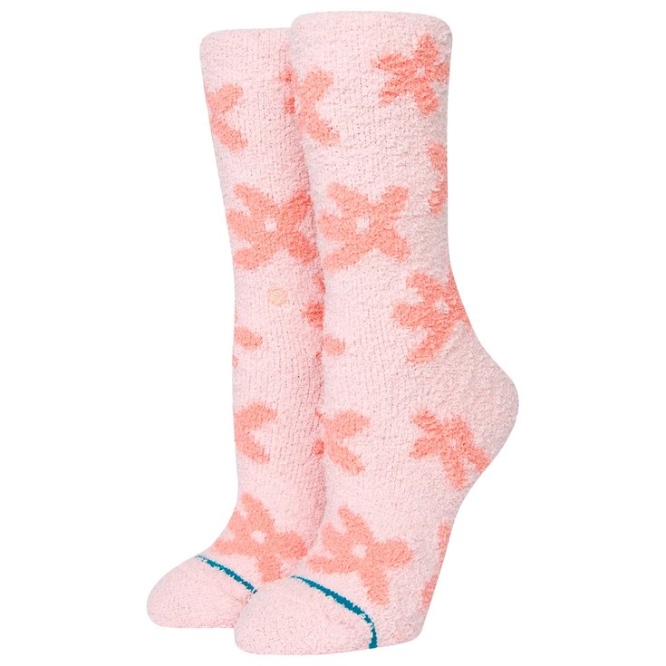 Stance Chaussettes Pollen Plush Crew Sock Chillax Lilacice Présentation