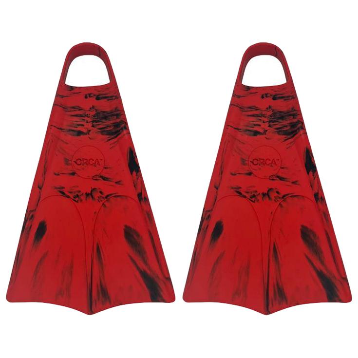 Orca Palmes Bodyboard Swimfins Red Smoke Présentation