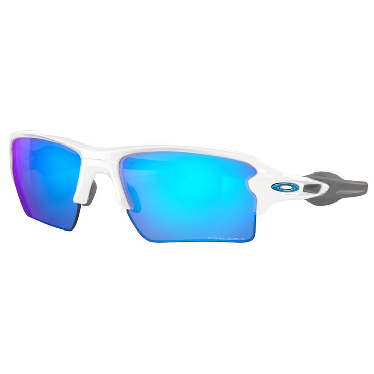 Oakley Lunettes de soleil Flak 2.0 XL Polished White Prizm Sapphire Présentation