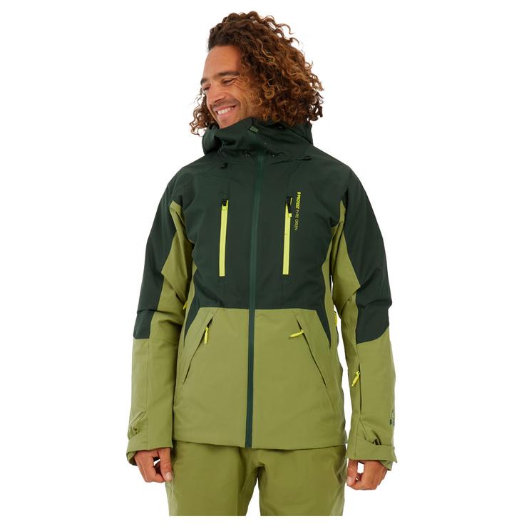 Protest Blouson Ski PrtZoot Snow Jacket Herbal Green Présentation