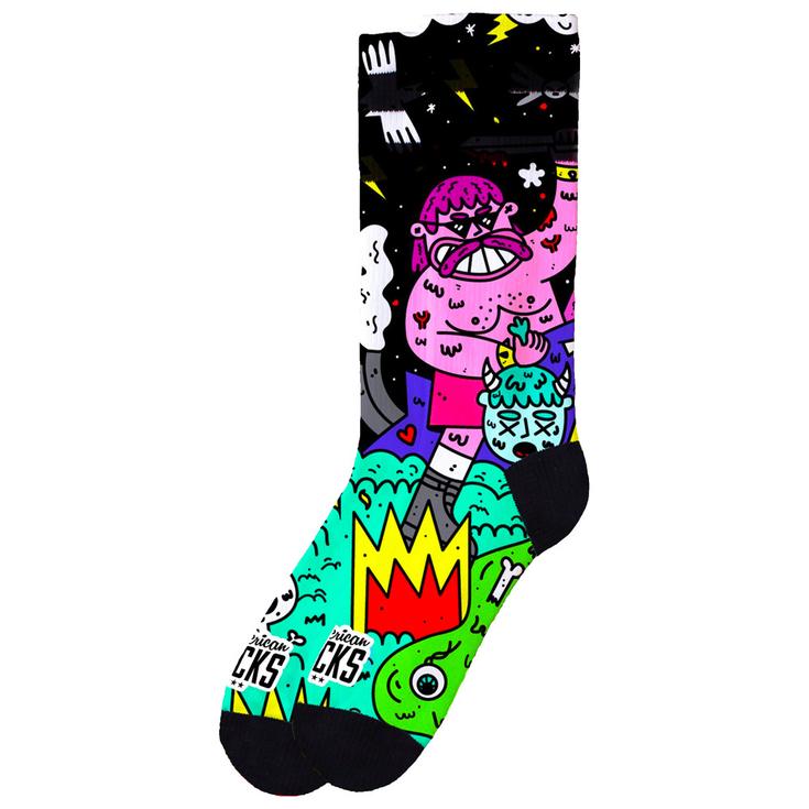 American Socks Chaussettes The Original Signature Barbarian Présentation