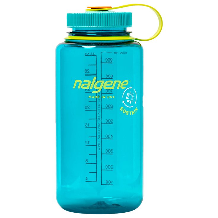 Nalgene Gourde Bouteille Grande Ouverture 1L (32Oz) Cerulean Présentation