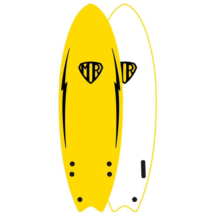 Ocean And Earth Planche Surf Mr Ezi-Rider Twin Yellow Présentation