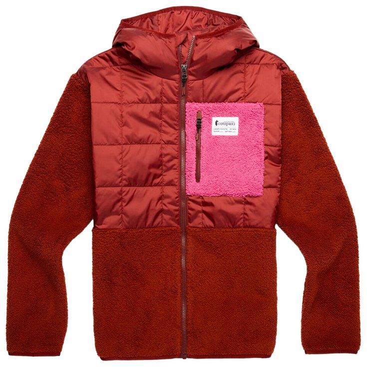 Cotopaxi Polaire Trico Hybrid Hooded Jacket W Rusty Rusty Présentation
