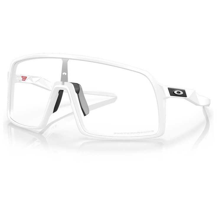 Oakley Lunettes de soleil Sutro Matte White Clear to Black Iridium Photochromic Présentation