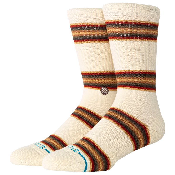 Stance Chaussettes Stripes Socks Hill Top Crew Canvas Présentation