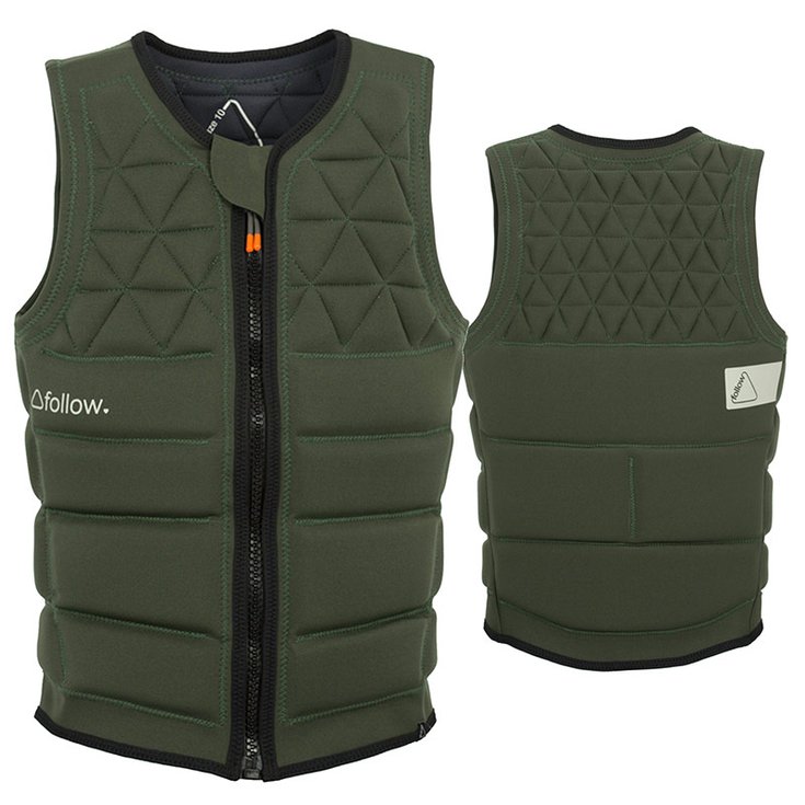 Follow Impact Vest Pharaoh Pro Ladies Wakeboard - Olive Face