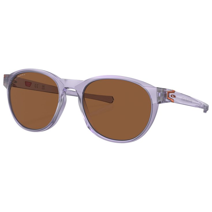 Oakley Lunettes de soleil Reedmace Matte Lilac Prizm Bronze Présentation