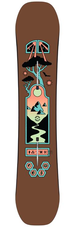 Burton Planche Snowboard Smalls Brown Blue 