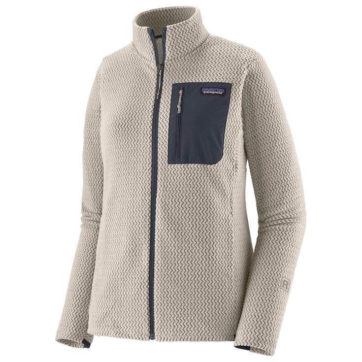 Patagonia Polaire W's R1 Air Jacket Birch White Présentation