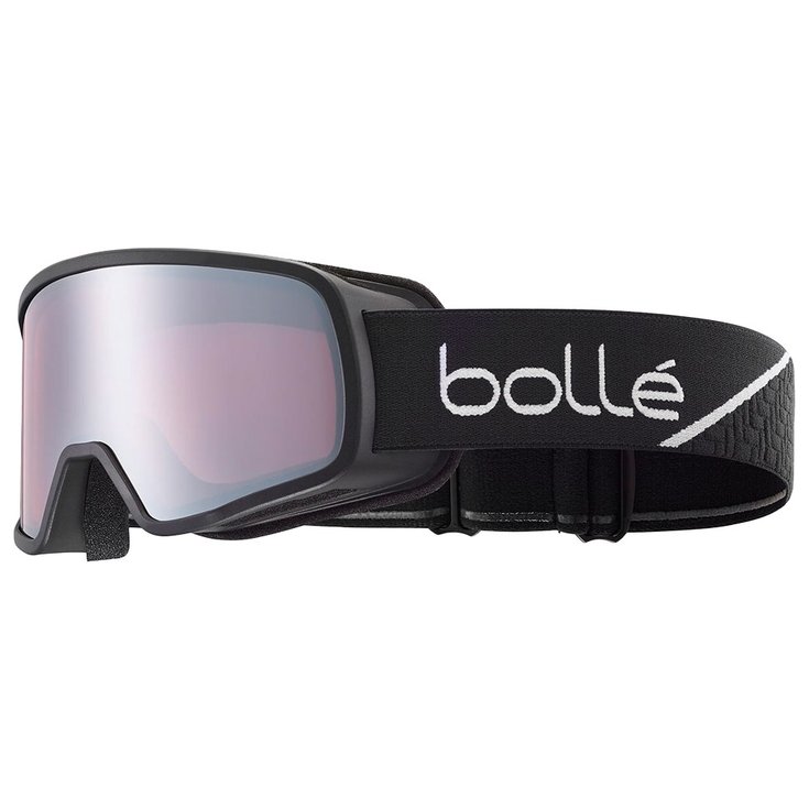 Bollé Masque de Ski Nevada Junior Race Black Matte Vermillon Gun Présentation