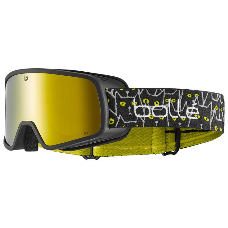 Bollé Masque de Ski Nevada Junior Black Cats Matte Sunshine Présentation