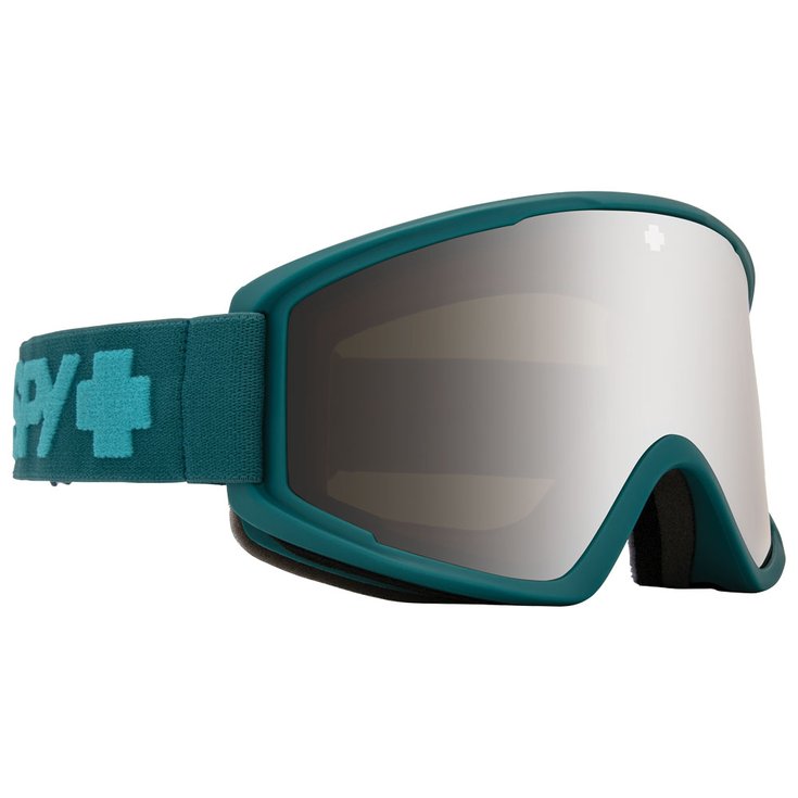 Spy Masque de Ski Crusher Elite Matte Teal Bronze Silver Spectra Mirror Présentation