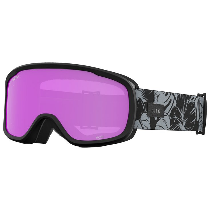 Giro Masque de Ski Moxie Black & Grey Botanical Lx Amber Pink + Yellow Présentation