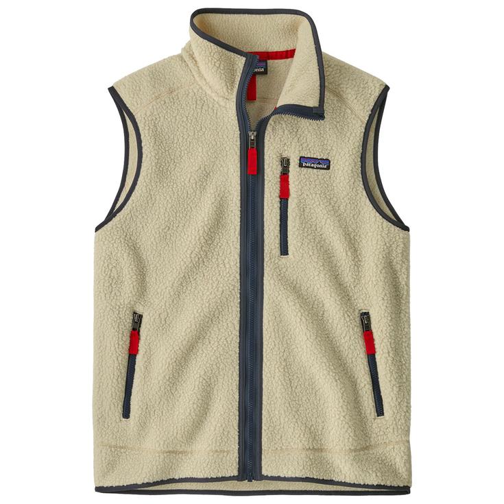 Patagonia Polaire M's Retro Pile Vest Pelican Smolder Blue Présentation