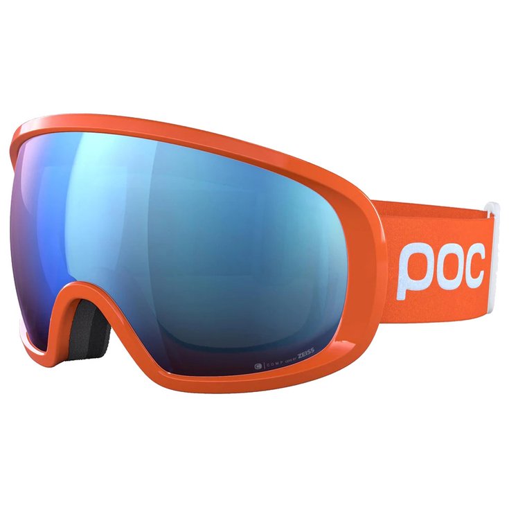 Poc Masque de Ski Fovea Clarity Comp Fluorescent Orange Spektris Blue Présentation