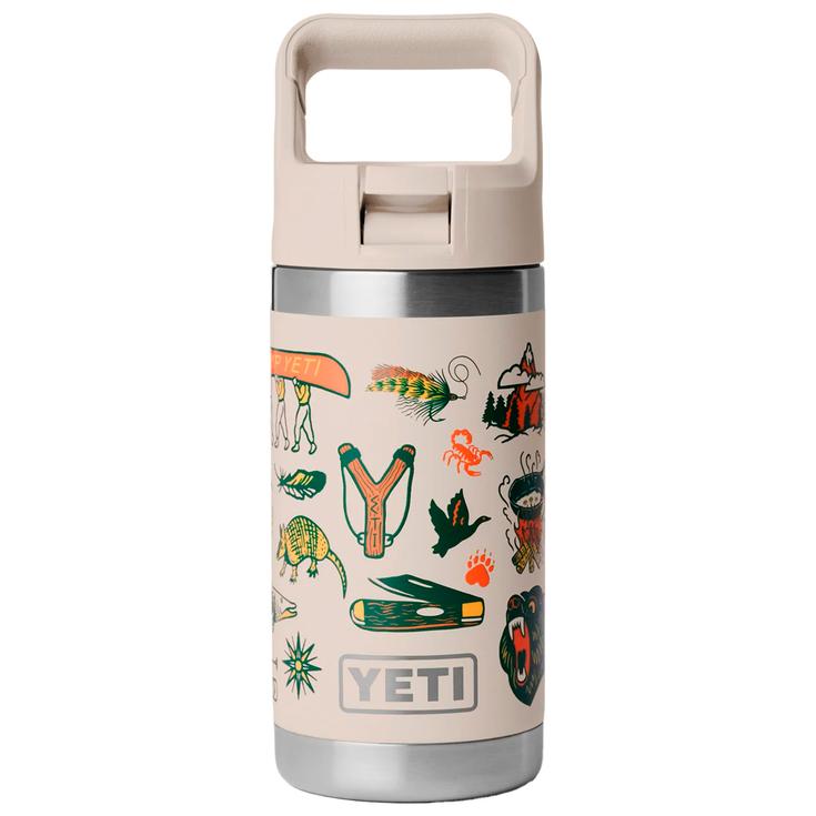 Yeti Gourde Rambler Jr Bottle 12 Oz (354 ml) Cape Summer Camp Présentation